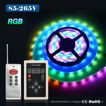 пульт дистанционного управления DC12V светодиодные полосы 6803 РФ 133 изменение цифровой мечта Магия Цвет-чеканка 5050 6803 IC в красочные RGB светодиодные ленты
